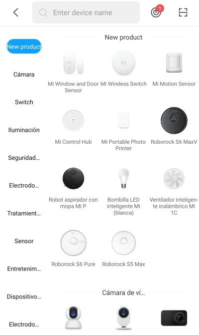 Xiaomi Mi Home - Añadir nuevo dispositivo